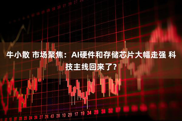 牛小散 市场聚焦：AI硬件和存储芯片大幅走强 科技主线回来了？